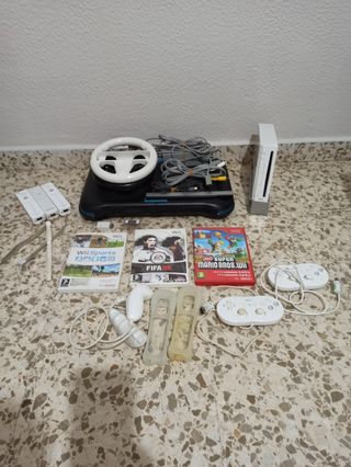 Videoconsola Wii , con accesorios