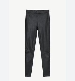 Pantalón 100% piel negro