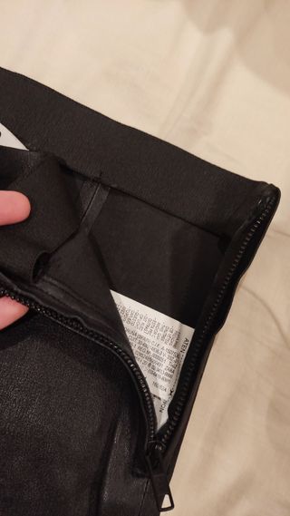 Pantalón 100% piel negro