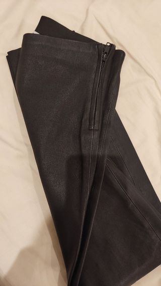 Pantalón 100% piel negro