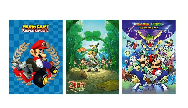 Set de pósteres de Game Boy Advance