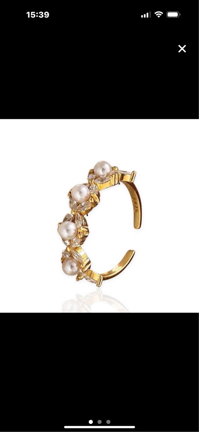 Anillo a 7€ la unidad de plata maciza con baño oro