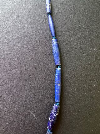Collar lapislazuli y plata de ley