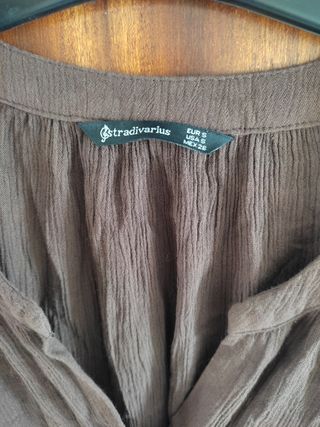 Blusa bambula marrón