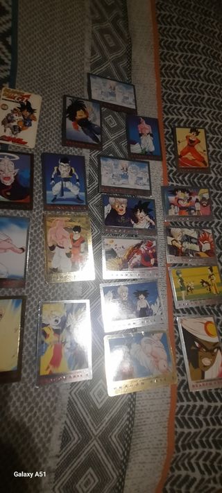 Cromos dragón ball calendario DBG