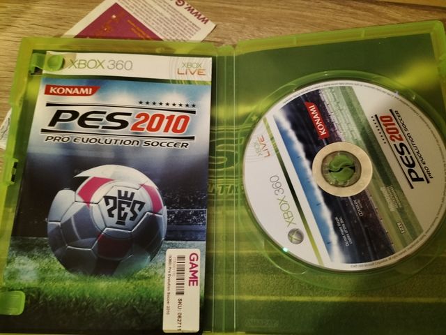 Juego Xbox 360 PES 2010 y carátula 2011