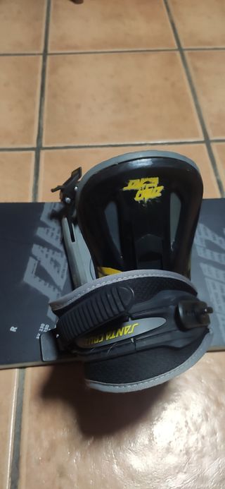 Tabla Snowboard  SANTA CRUZ y funda BURTON