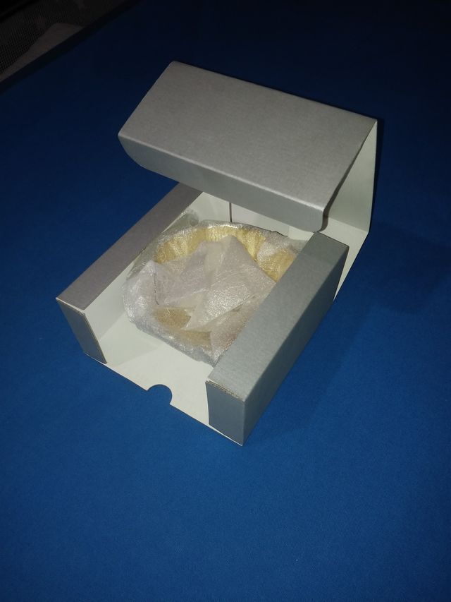 Ciotola vetro e argento, Bongelli Preziosi, nuova