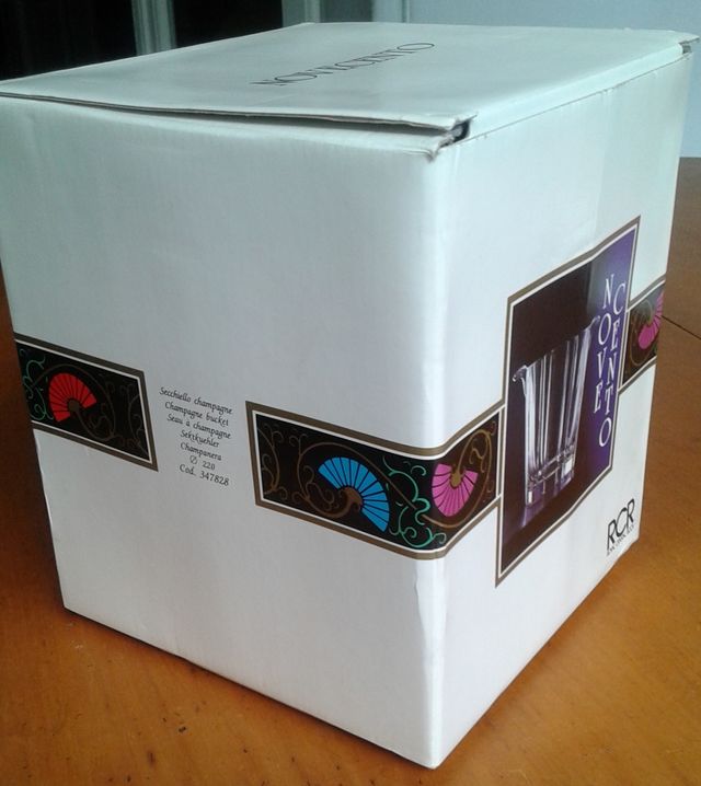 Secchiello Ghiaccio Cristallo RCR, vintage