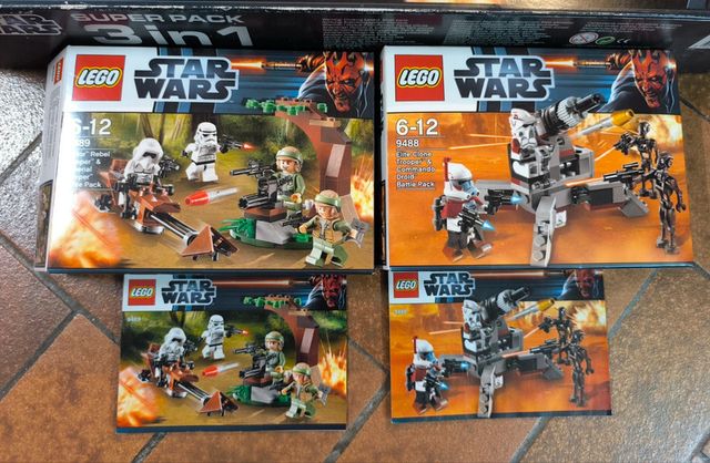 Super pack lego 66411 pack combinado Sets 9488....