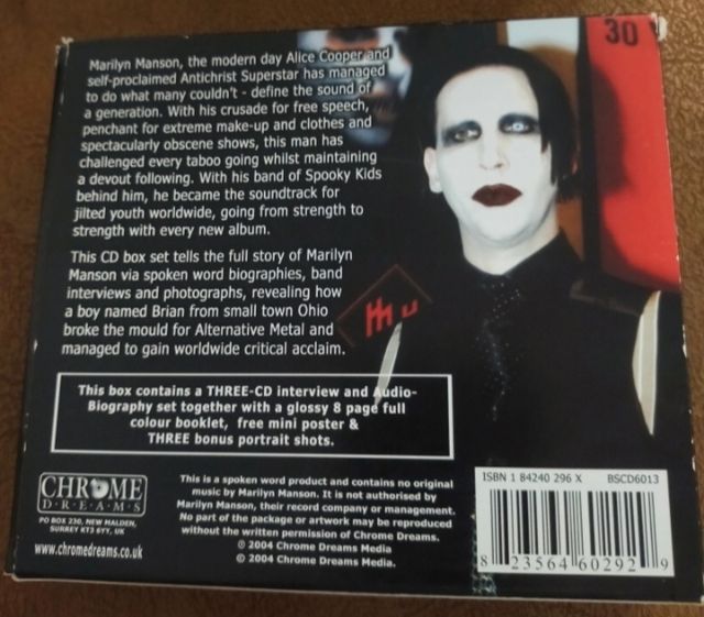 Triple cd + Postales M. Manson - collector box
