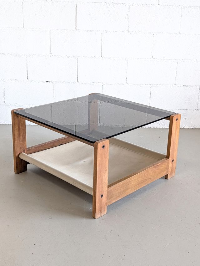 Tavolo Midcentury in rovere degli anni '70