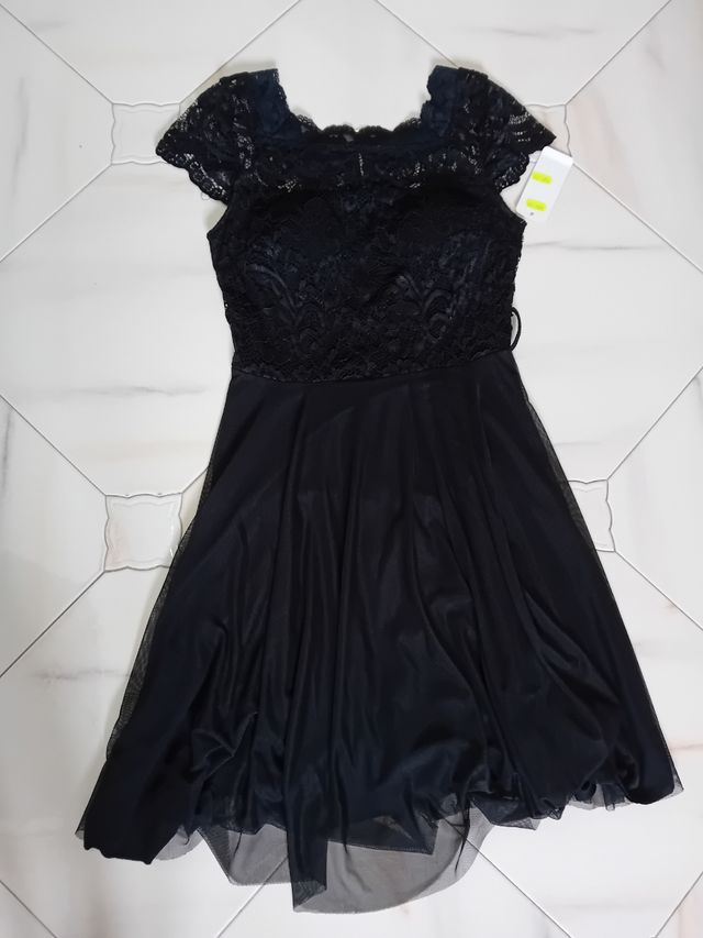 Abito nero in pizzo, Tg.unica 🎀