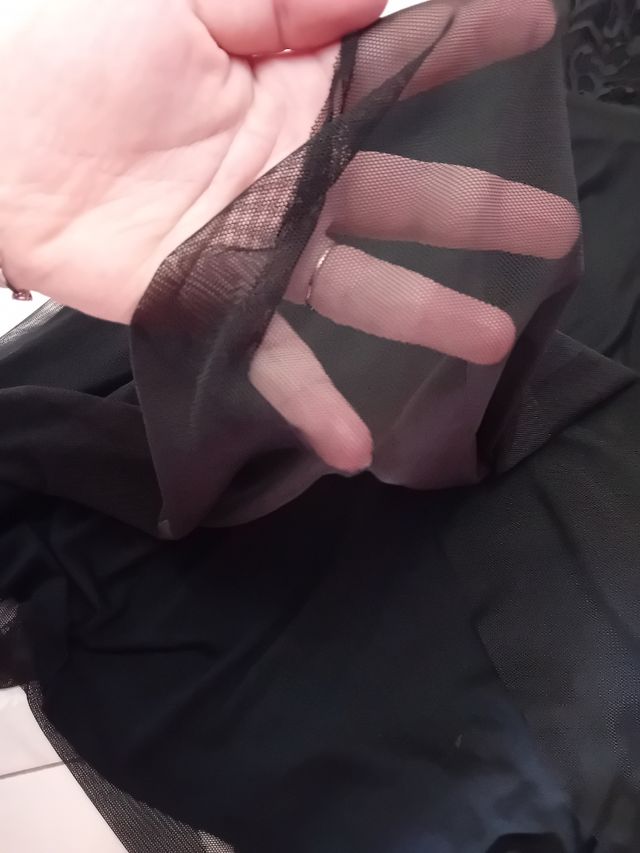 Abito nero in pizzo, Tg.unica 🎀