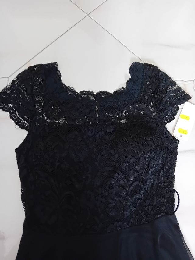 Abito nero in pizzo, Tg.unica 🎀