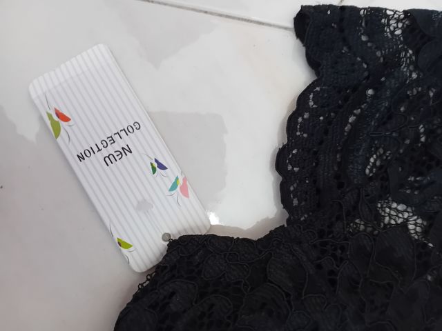 Abito nero in pizzo, Tg.unica 🎀