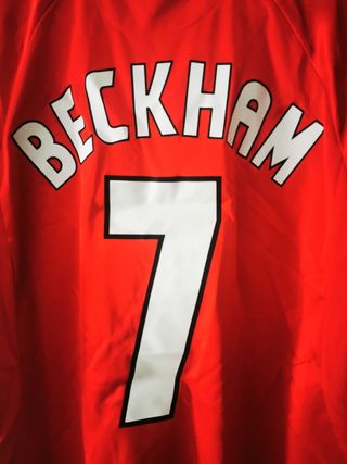 Camisola Man United 98/99 Beckham 7 Tamanho XL