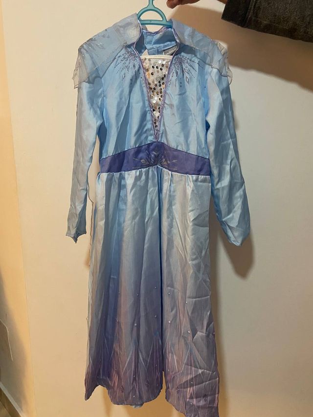 Disfraz Frozen, para niñas de 5 y 6 años