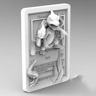 Carta Charmeleon 3D Resina