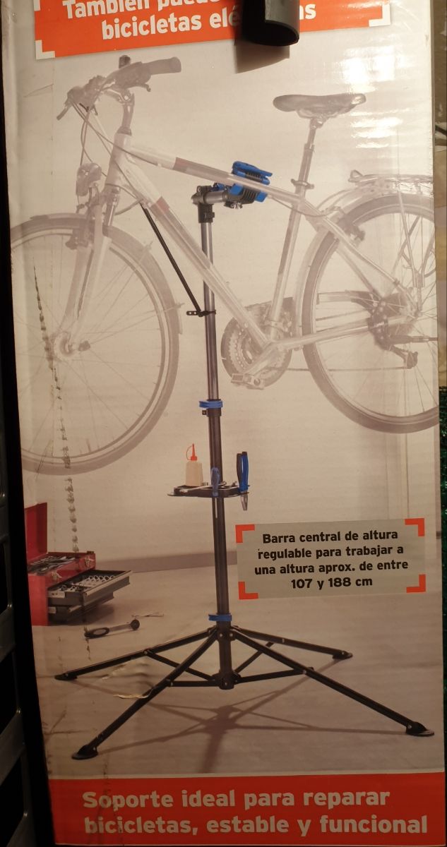 Soporte mantenimiento  bicicleta