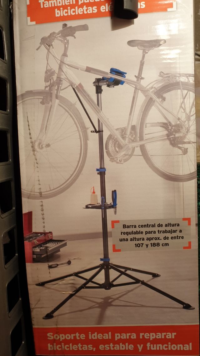 Soporte mantenimiento  bicicleta