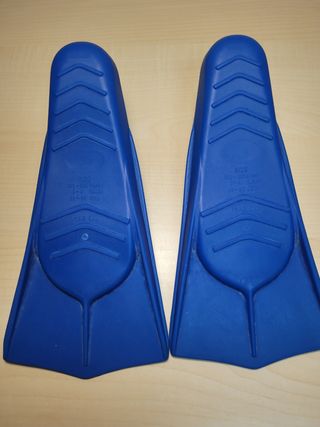 Aletas cortas natación N.33-34. Palas Turbo