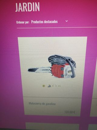 Motosierra de gasolina