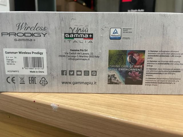 Rasoio professionale ad alta precisione GAMMA