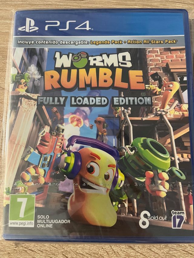 WORMS RUMBLE FULLY LOADED PS4 PAL ESP PRECINTADO