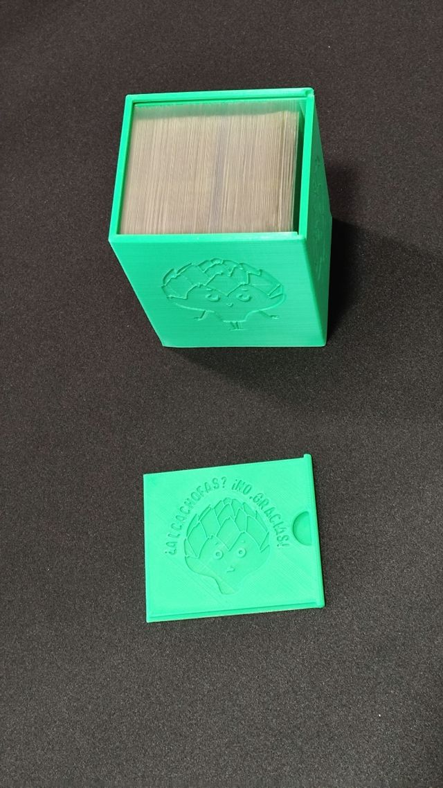 Caja 3D Alcachofas ¡No, Gracias!