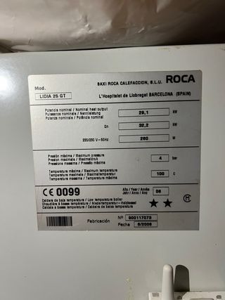 Caldera de Gasoil Roca