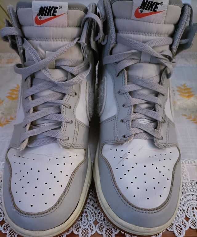 Authentic Nike Dunk High Uni Chenille Swoosh OG