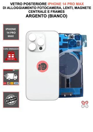 VETRO  RICAMBIO COMPLETO PER IPHONE 14 PRO MAX ARG