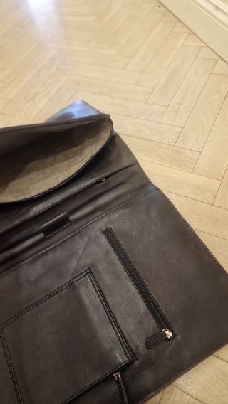 Portafolios de cuero con cartera 