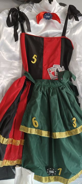 Vestito carnevale lady roulette