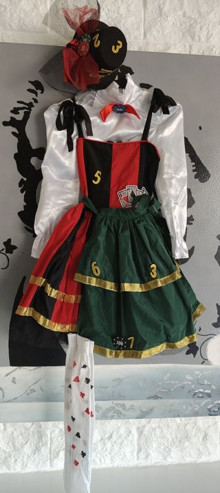 Vestito carnevale lady roulette