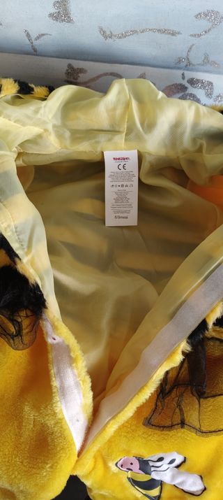 Vestito carnevale ape bambina 6/9 mesi