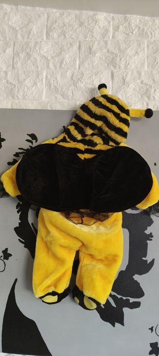 Vestito carnevale ape bambina 6/9 mesi