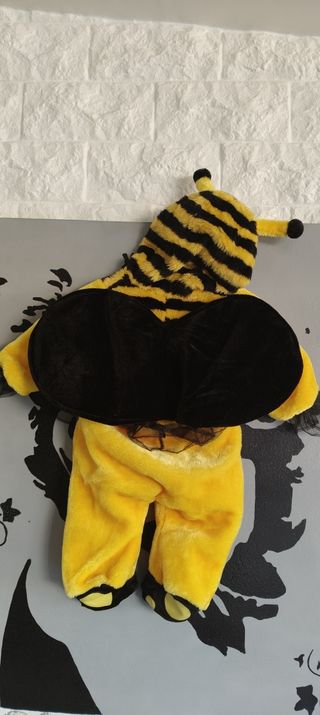 Vestito carnevale ape bambina 6/9 mesi