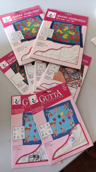 Pañuelos de seda diseño para pintar