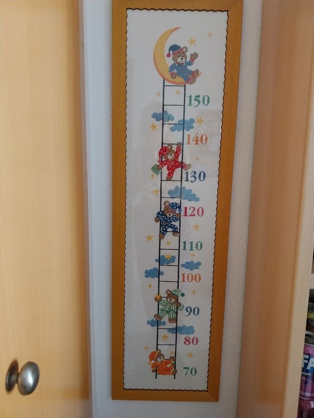 Cuadro punto de cruz. Muy bien conservado