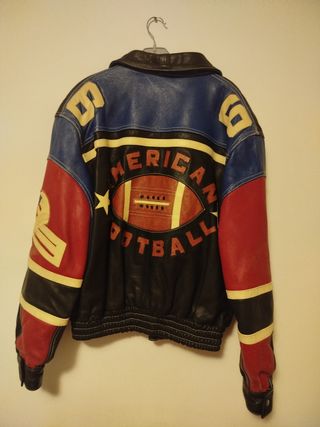 cazadora de cuero NFL