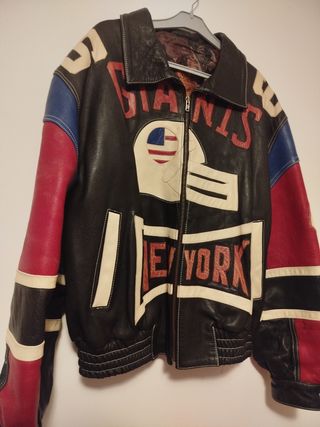 cazadora de cuero NFL