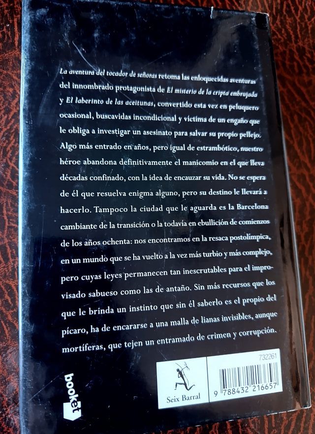LIBRO. LA AVENTURA DEL TOCADOR DE SEÑORA.