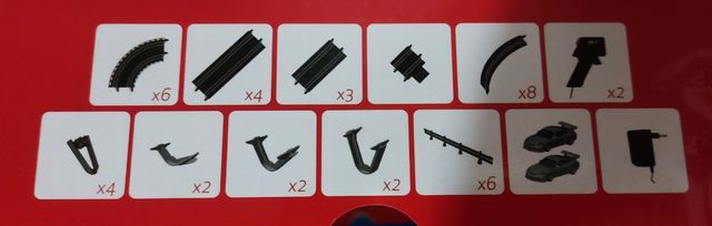 Scalextric compact turbo twister y extras