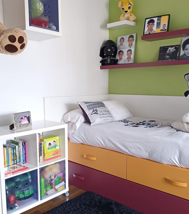 Dormitorio juvenil, cama nido