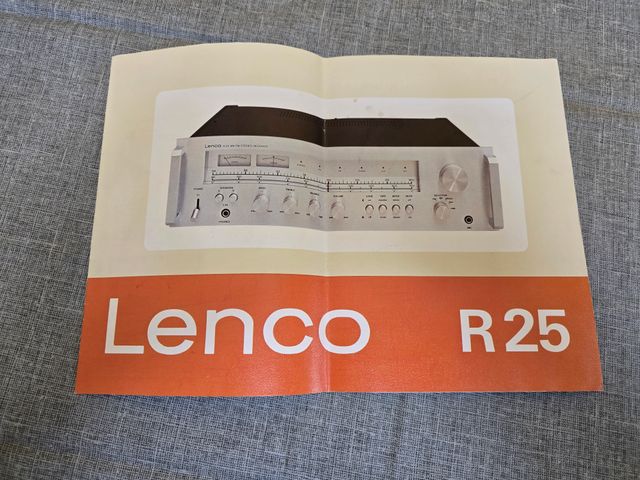 Manuale d'istruzioni Sintoamplificatore Lenco R25