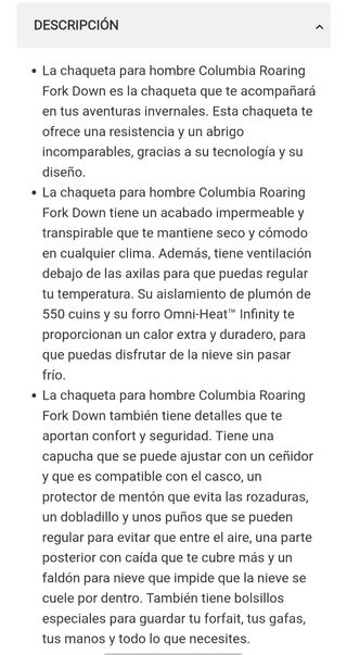 Plumas Columbia