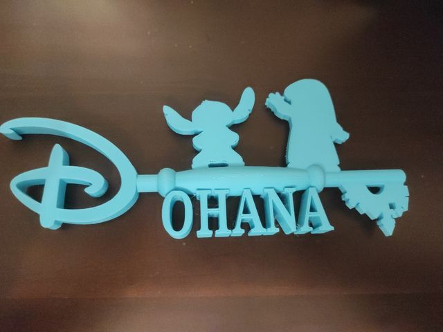 Llave ohana decorativa o para regalo