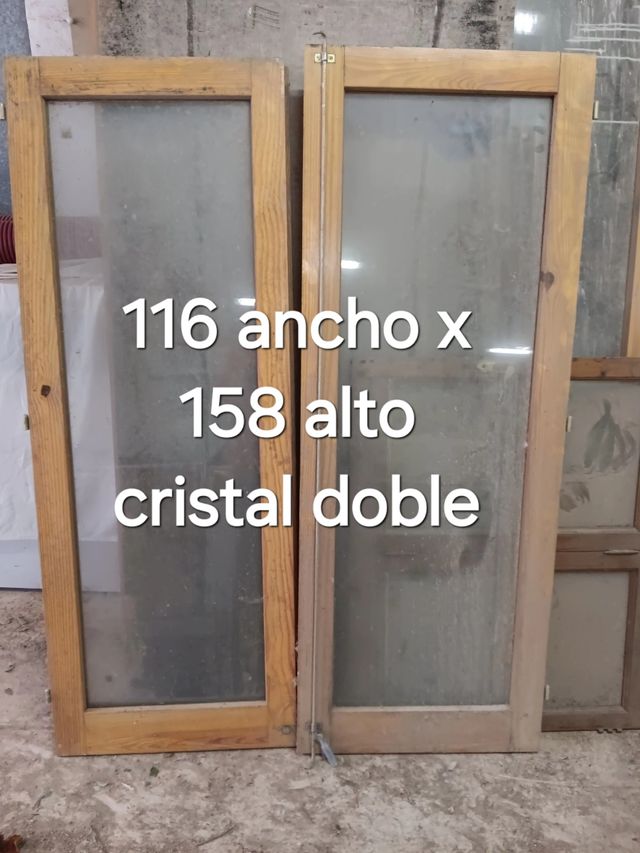 Ventanas dobles me queda una pareja.